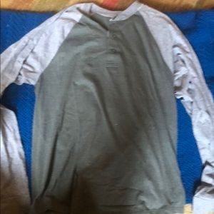 Long sleeve Henley shirt